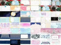 【20G虚拟主播UI背景汇总】vtb直播间ui大全套_标价回