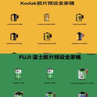 【一起发】富士、柯达、cinestill预设全家桶三款预设全