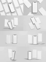 iphone14pro手机UI界面设计展示样机PSD素材