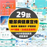 糖尿病健康知识宣教糖尿病饮食护理培训医学防治糖尿病日PPT模