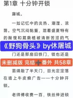 【秒发】《野狗骨头》txt小说_未删减完整版_全文完结+番外