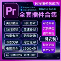Pr插件全套合集2024一键安装包，适用于WIN7101