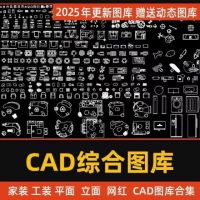 2025动态CAD设计素材2025新款网红动态可拉伸CAD模