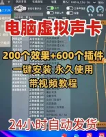 【自动发货】电脑虚拟声卡调试效果包插件软件_喊麦闷声炸麦