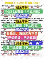 考研英语真题逐词翻译精翻02-24全套资料