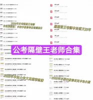 公考隔壁王老师2026年申论系统课