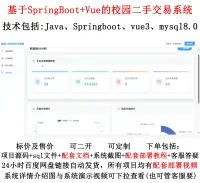 vue校园二手平台+万字文档vue校园二手商品交易平台带万字