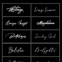 英文字体设计素材160款英文字体PS英文字体procreat