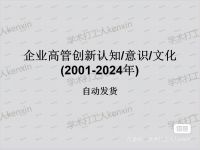 点击放大 (2001—2024年)高管创新认知_企业创新意识_上市公司