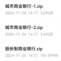 银行年报PDF版本+txt