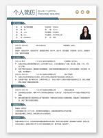 点击放大 【秒发高质量】精选3000套简历模板高级极简word个人求