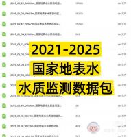 【秒发】国家地表水水质监测数据包2021-2025