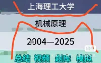 【自动发货】上海理工大学820机械原理真题+答案+备考资料包