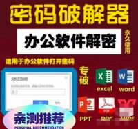 Word文档密码Excel表格解密工具【秒发】Word文档密