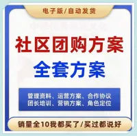 社区团购团长招募方案_社群营销技巧话术_运营活动策划培训资料