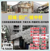 旧城改造建筑规划景观方案_城市更新城中村老旧小区三旧改造案例