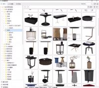 54G_超大模型库！Su+Enscape_人工分类，一键载入