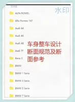 整车断面参考资料_40_+_车型_车身设计_benchmar