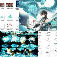 【秒发】星穹铁道饮月君丹恒素材三种特效＋背景免扣_png_特