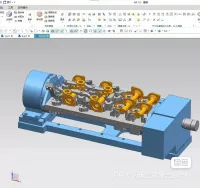 【秒发】146套精品NXUG12夹具CNC加工多轴工装3D图