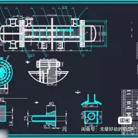 固定管板式换热器CAD图纸【秒发】5款不同尺寸固定管板式换热
