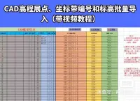 【秒发】1.GPS坐标批量导入cad高程展点批量导入坐标带编